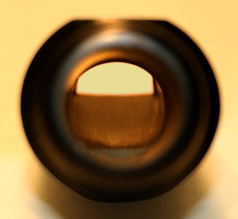 An Illuminated View Of The Tone Chamber Of The Large-Chamber Alto Saxophone Caravan Mouthpiece